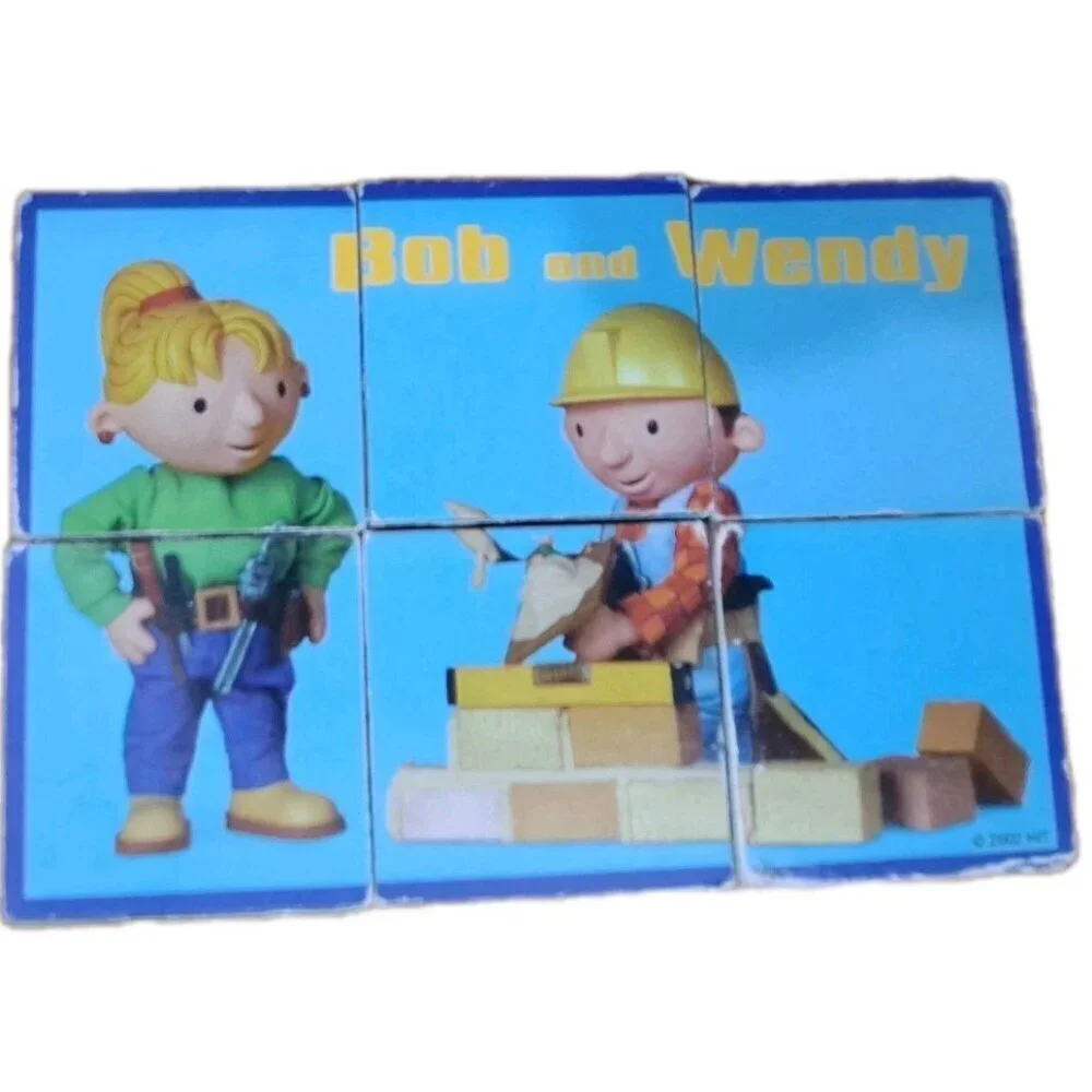 Bob the Builder Six Cube Puzzle in Carry Case